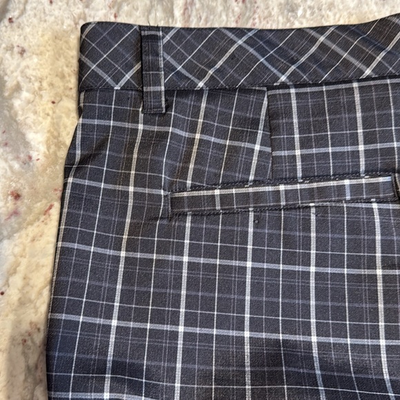FILA Sport Golf Black & Gray Plaid Shorts - Picture 5 of 10